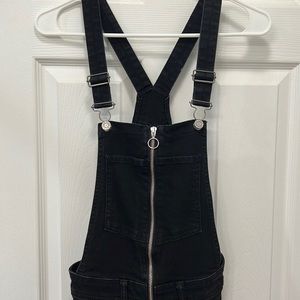 Black overalls